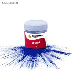Corante de Biscuit - 75.086 - Azul Escuro 7g - Saramanil