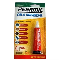 Cola Universal - Artesanato - Pegamil - Bisnaga 17g