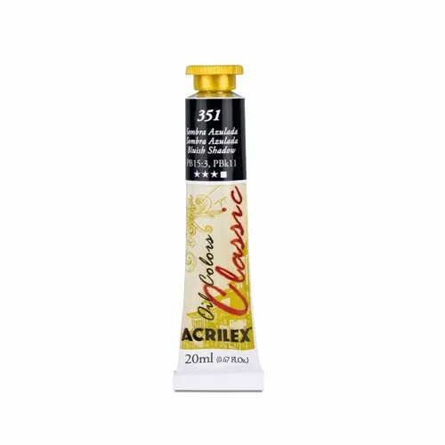 Tinta Óleo - 20ml - Sombra Azulada - 351 - Acrilex