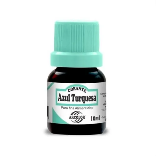 Corante Alimentício - Azul Turquesa - 10ml