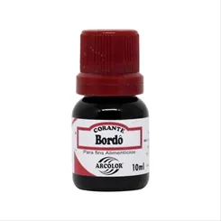 Corante Alimentício - Bordô - 10ml