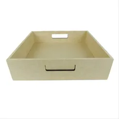 Bandeja MDF Quadrada M 26x26