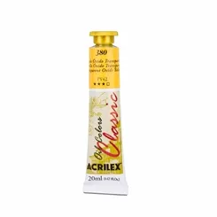 Tinta Óleo - 20ml - Amarelo Óxido Transparente - 380 - Acrilex