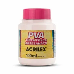 Tinta Plástica PVA - 100ml - Rosa Bebê - 813 - Acrilex