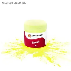 Corante de Biscuit - 75.650 - Amarelo Unicórnio - Saramanil