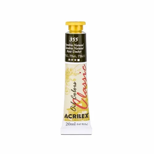 Tinta Óleo - 20ml - Sombra Natural - 355 - Acrilex
