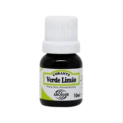 Corante Alimentício - Verde Limão - 10ml