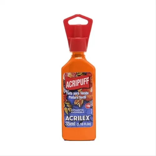 Tinta Acripuff - 35ml - Laranja - 517 - Acrilex