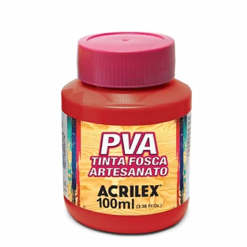 Tinta Plástica PVA - 100ml - Goiaba Queimada - 805 - Acrilex