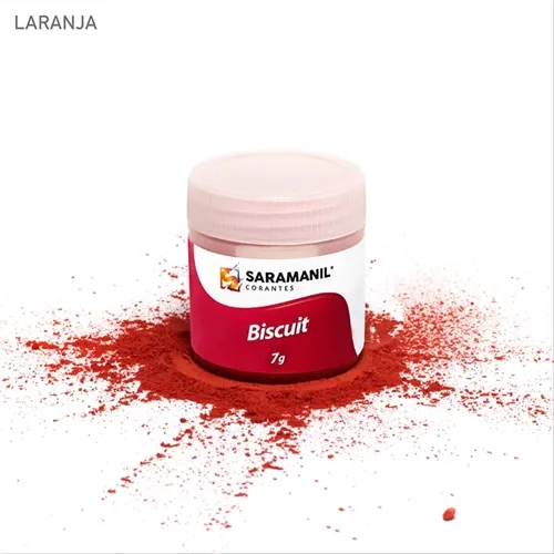 Corante de Biscuit - 75.004 - Laranja 7g - Saramanil