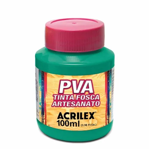 Tinta Plástica PVA - 100ml - Verde Coutry - 822 - Acrilex