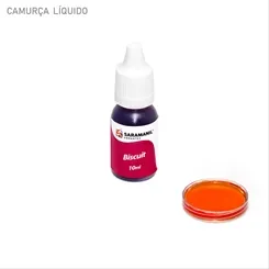 Corante Líquido para Biscuit - 85.027 - Camuça 10ml - Saramanil
