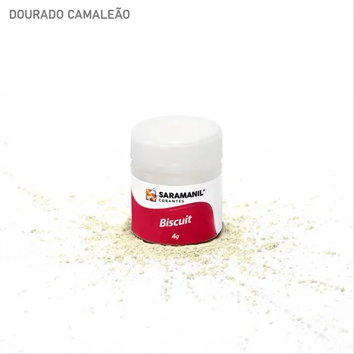 Corante de Biscuit - 75.060 - Dourado Camaleão 4g - Saramanil