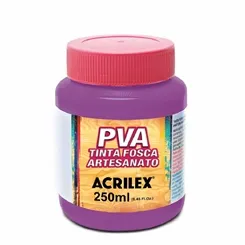 Tinta Plástica PVA - 250ml - Magenta - 549 - Acrilex