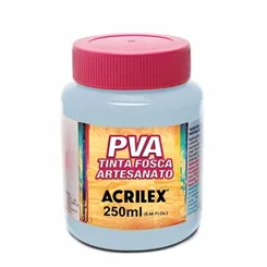 Tinta Plástica PVA - 250ml - Azul Hortênsia - 579 - Acrilex