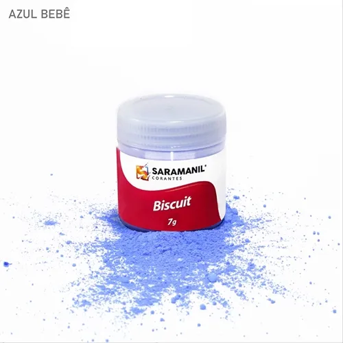 Corante de Biscuit - 75.043 - Azul Bebê 7g - Saramanil