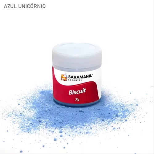 Corante de Biscuit - 75.652 - Azul Unicórnio 7g - Saramanil