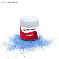 Corante de Biscuit - 75.652 - Azul Unicórnio 7g - Saramanil