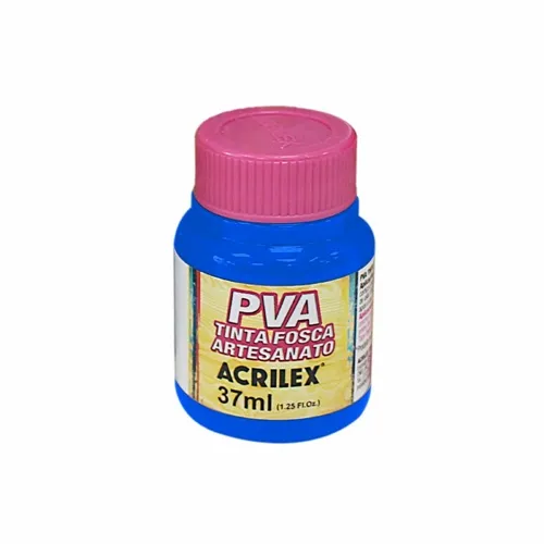 Tinta Plástica PVA - 37ml - Azul Mar - 535 - Acrilex