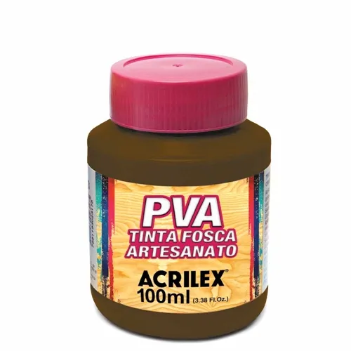 Tinta Plástica PVA - 100ml - Sépia - 551 - Acrilex
