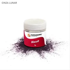 Corante de Biscuit - 75.085 - Cinza Lunar 7g - Saramanil