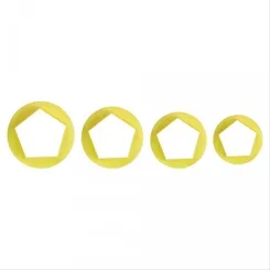 Cortador - Pentagonos P - 4 Peças - Bluestar