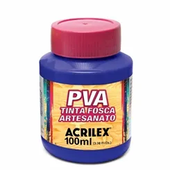Tinta Plástica PVA - 100ml - Violeta - 516 - Acrilex
