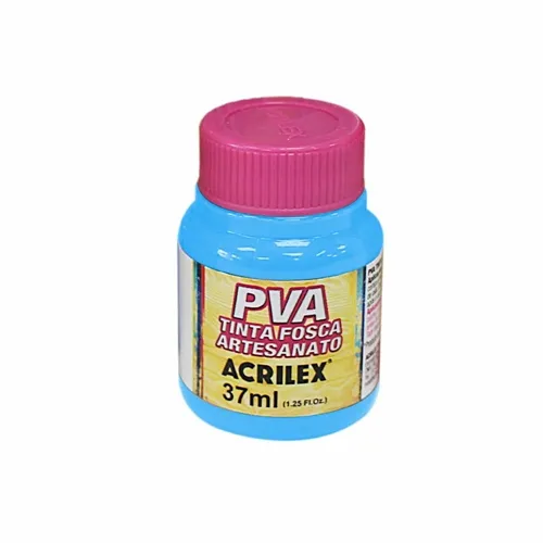 Tinta Plástica PVA - 37ml - Azul Celeste - 503 - Acrilex