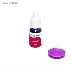 Corante Líquido para Biscuit - 85.013 - Lilás 10ml - Saramanil