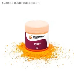 Corante para Velas - 33.031 - Amarelo Ouro Fluorescente 7g - Saramanil