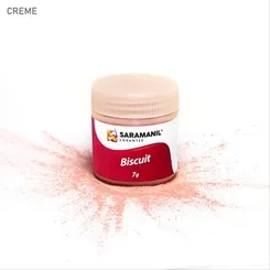 Corante de Biscuit - 75.082 - Creme 7g - Saramanil