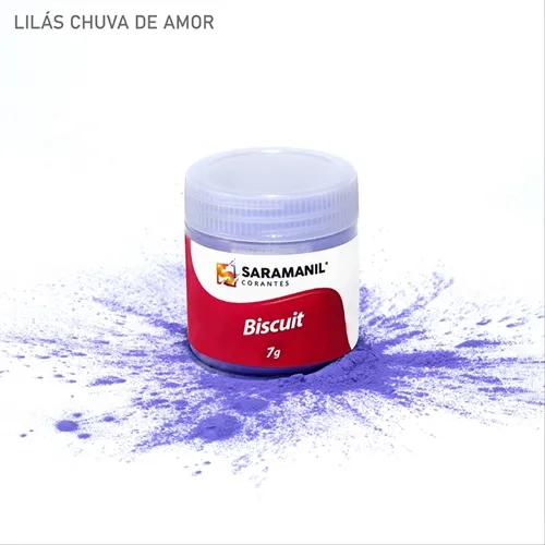 Corante de Biscuit - 75.803 - Chuva de Amor - Lilás 7g - Saramani