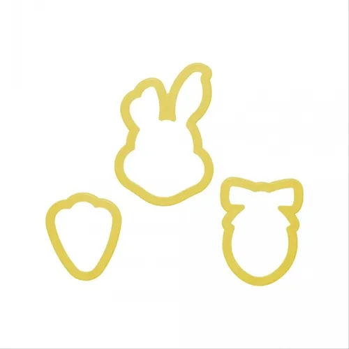 Cortador - Kit Páscoa - Cód. 1 - 3 peças - Bluestar