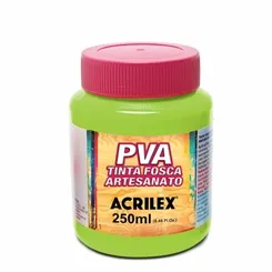 Tinta Plástica PVA - 250ml - Verde Maçã - 802 - Acrilex