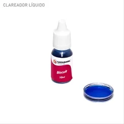 Corante Líquido para Biscuit - 75.055 - Branco Clareador 10ml - Saramanil