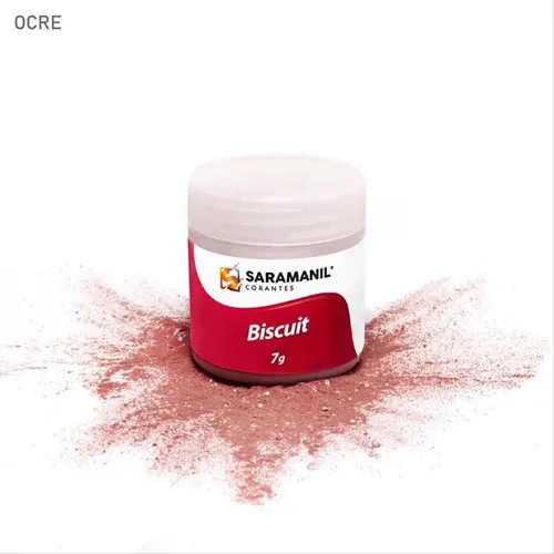 Corante de Biscuit - 75.078 - Ocre 7g - Saramanil