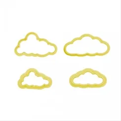 Cortador - Nuvens - 4 peças - Bluestar
