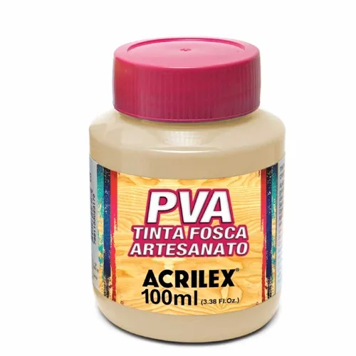 Tinta Plástica PVA - 100ml - Areia - 817 - Acrilex