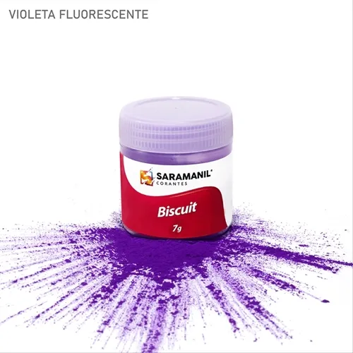 Corante de Biscuit - 75.027 -  Fluor - Violetal 7g - Saramanil