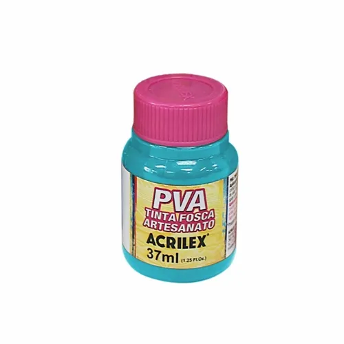 Tinta Plástica PVA - 37ml - Turquesa - 577 - Acrilex