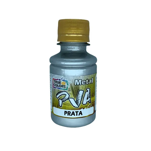 Tinta PVA Metal 100ml - Prata - 7991 - True Colors
