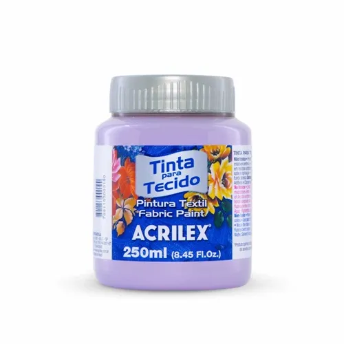 Tinta Tecido Fosca - 250ml - Lilás - 528 - Acrilex