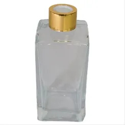 Difusor Square - 250ml - Rosca 28 - Tampa Ouro - Serv Glass