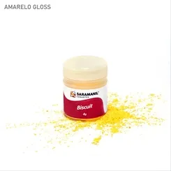 Corante de Biscuit - 75.850 - Gloss Amarelo 4g - Saramanil