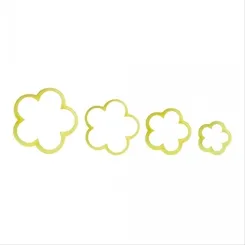 Cortador - Flores Cód. 3 - 4 Peças  - Bluestar