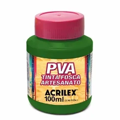 Tinta Plástica PVA - 100ml - Verde Oliva - 545 - Acrilex