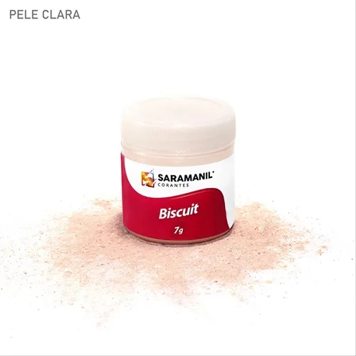 Corante de Biscuit - 75.017 - Pele Clara 7g - Saramanil