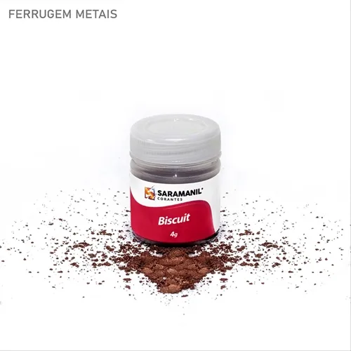 Corante de Biscuit - 75.403 - Metais Ferrugem 4g - Saramanil