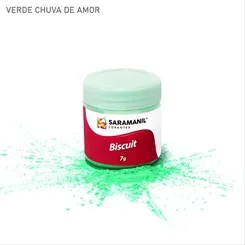 Corante de Biscuit - 75.804 - Chuva de Amor - Verde 7g - Saramani