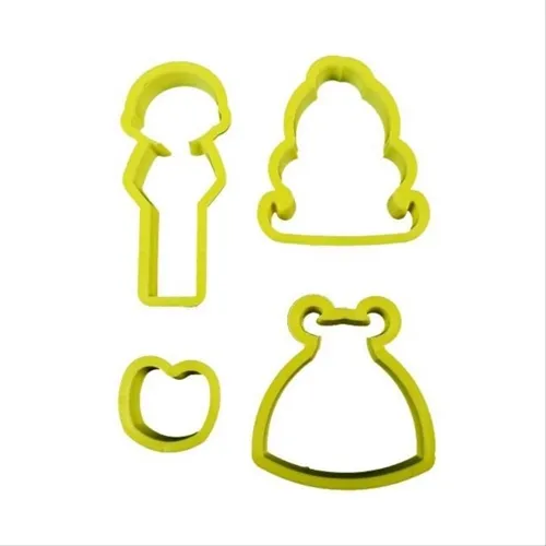 Cortador - Princesa I - 4 Peças - Bluestar